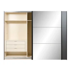 Kledingkasten< Kledingkast Legado Zwart - 278x220x65 cm