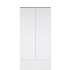 Kledingkasten< Kledingkast Luna Hoogglans Wit - 99x201x50 cm