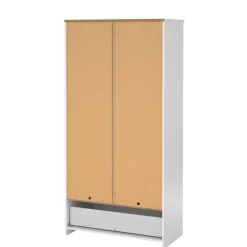 Kledingkasten< Kledingkast Luna Hoogglans Wit - 99x201x50 cm