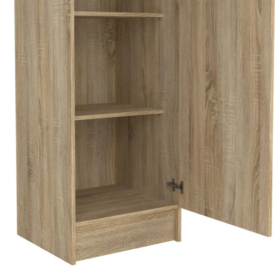 Opbergkasten< Kledingkast Miami Naturel - 49x200x47 cm