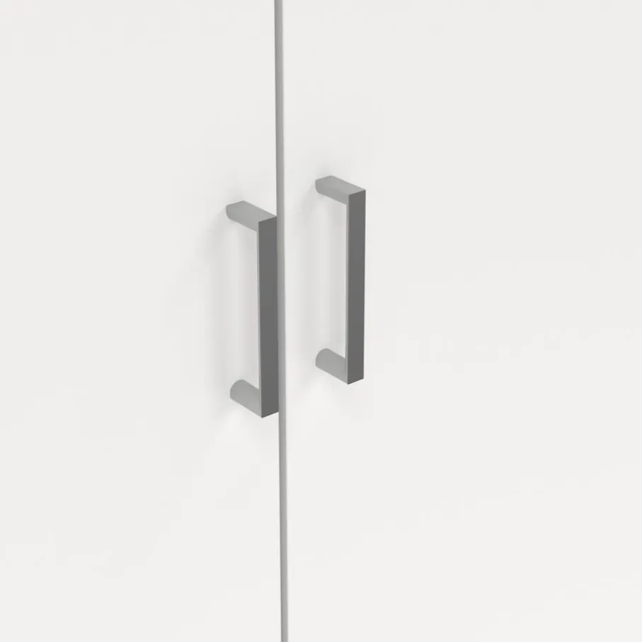 Kledingkasten< Kledingkast Miami Wit - 70x181x36 cm