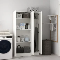 Kledingkasten< Kledingkast Miami Wit - 105x181x36 cm