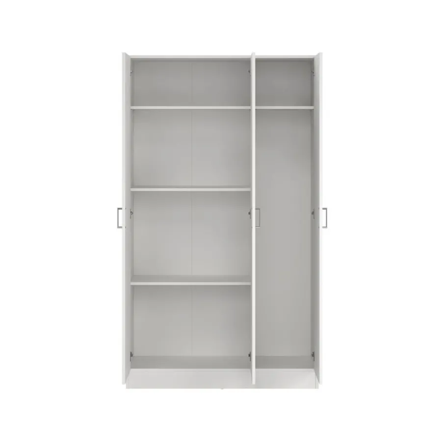 Kledingkasten< Kledingkast Miami Wit - 105x181x36 cm