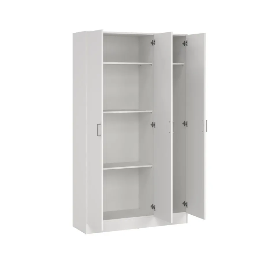 Kledingkasten< Kledingkast Miami Wit - 105x181x36 cm