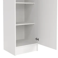Opbergkasten< Kledingkast Miami Wit - 49x200x47 cm