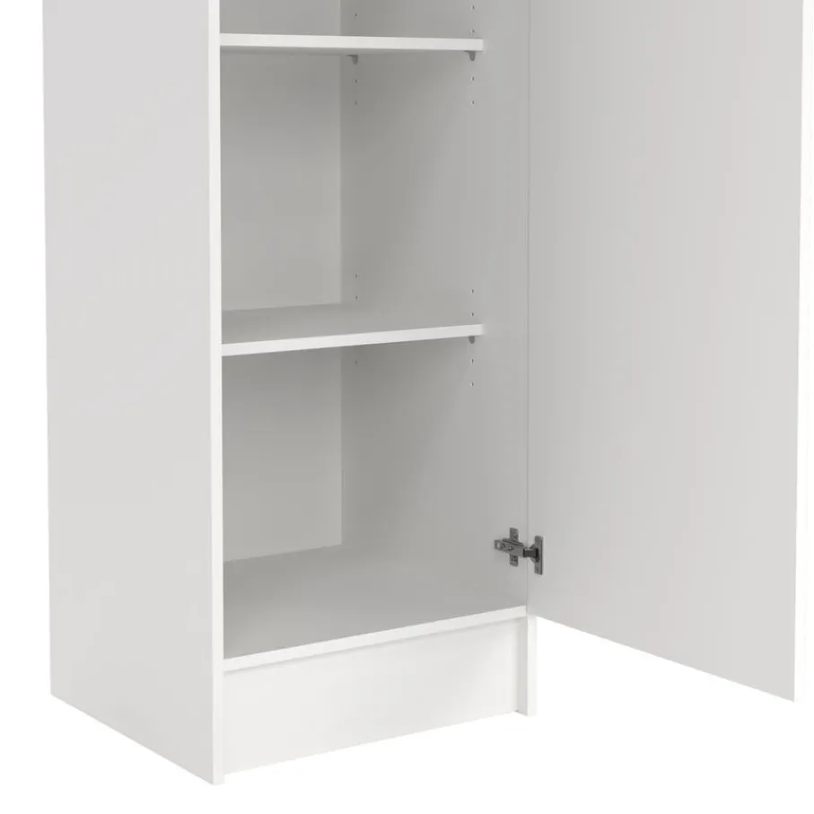 Opbergkasten< Kledingkast Miami Wit - 49x200x47 cm