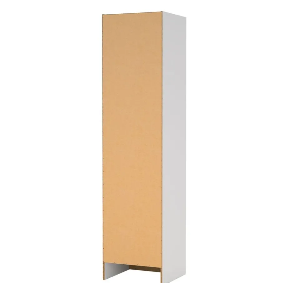 Opbergkasten< Kledingkast Miami Wit - 49x200x47 cm