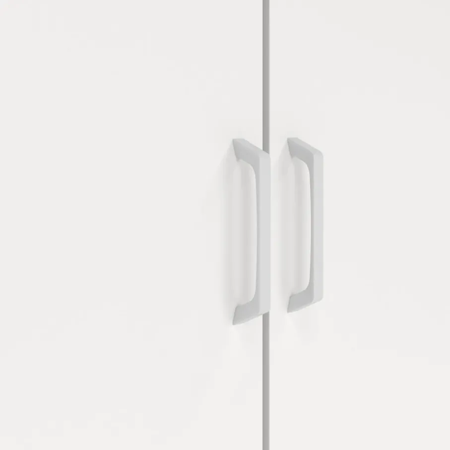 Opbergkasten< Kledingkast Miami Wit - 79x200x50 cm