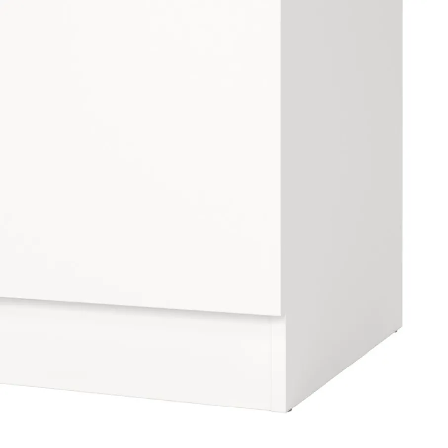 Opbergkasten< Kledingkast Miami Wit - 79x200x50 cm
