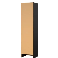Opbergkasten< Kledingkast Miami Zwart - 49x200x47 cm
