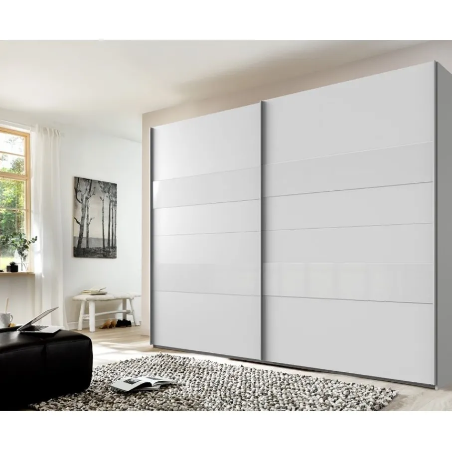Kledingkasten< Kledingkast Mierlo Wit - 225x208x65 cm