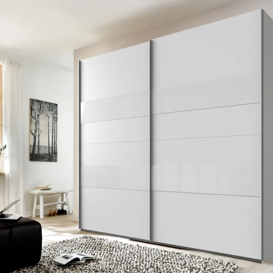Kledingkasten< Kledingkast Mierlo Wit - 225x236x65 cm
