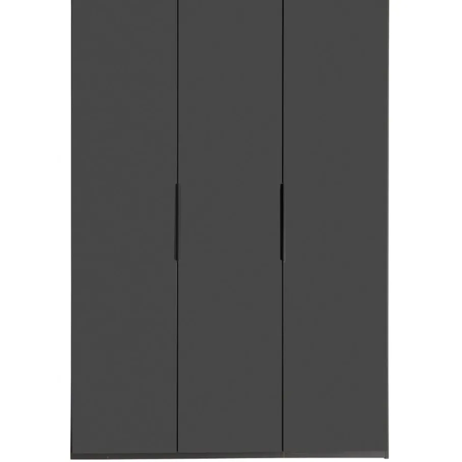 Kledingkasten< Kledingkast Oss Donkergrijs - 150x236x58 cm