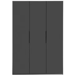 Kledingkasten< Kledingkast Oss Donkergrijs - 150x216x58 cm