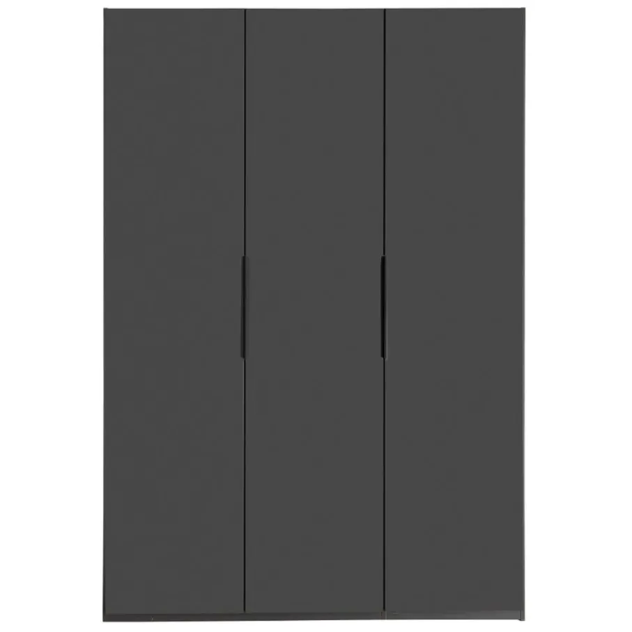 Kledingkasten< Kledingkast Oss Donkergrijs - 150x216x58 cm