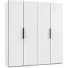 Kledingkasten< Kledingkast Oss Wit - 200x216x58 cm