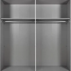 Kledingkasten< Kledingkast Oss Wit - 200x216x58 cm