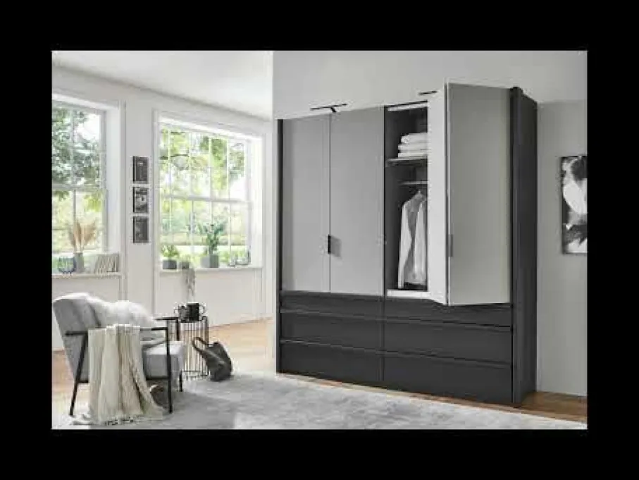 Kledingkasten< Kledingkast Rivas Taupe - 200x236x58 cm