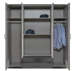 Kledingkasten< Kledingkast Stratum Naturel - 180x199x58 cm