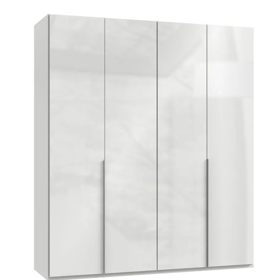 Kledingkasten< Kledingkast Tudela Hoogglans Wit - 180x210x58 cm
