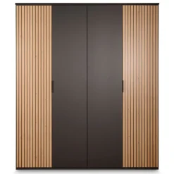Kledingkasten< Kledingkast Veghel Donkergrijs - 180x210x58 cm