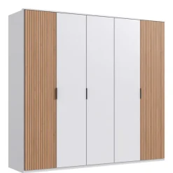 Kledingkasten< Kledingkast Veghel Wit - 225x210x58 cm