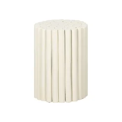 Poefs & Krukjes< Kruk Fernando Crème - Ø 30 cm