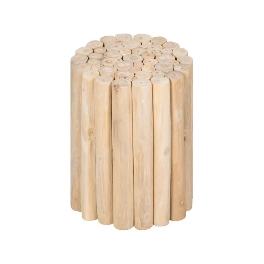 Poefs & Krukjes< Kruk Fernando Naturel - Ø 30 cm