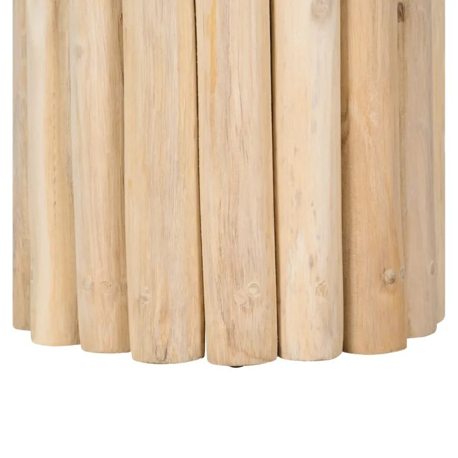 Poefs & Krukjes< Kruk Fernando Naturel - Ø 30 cm