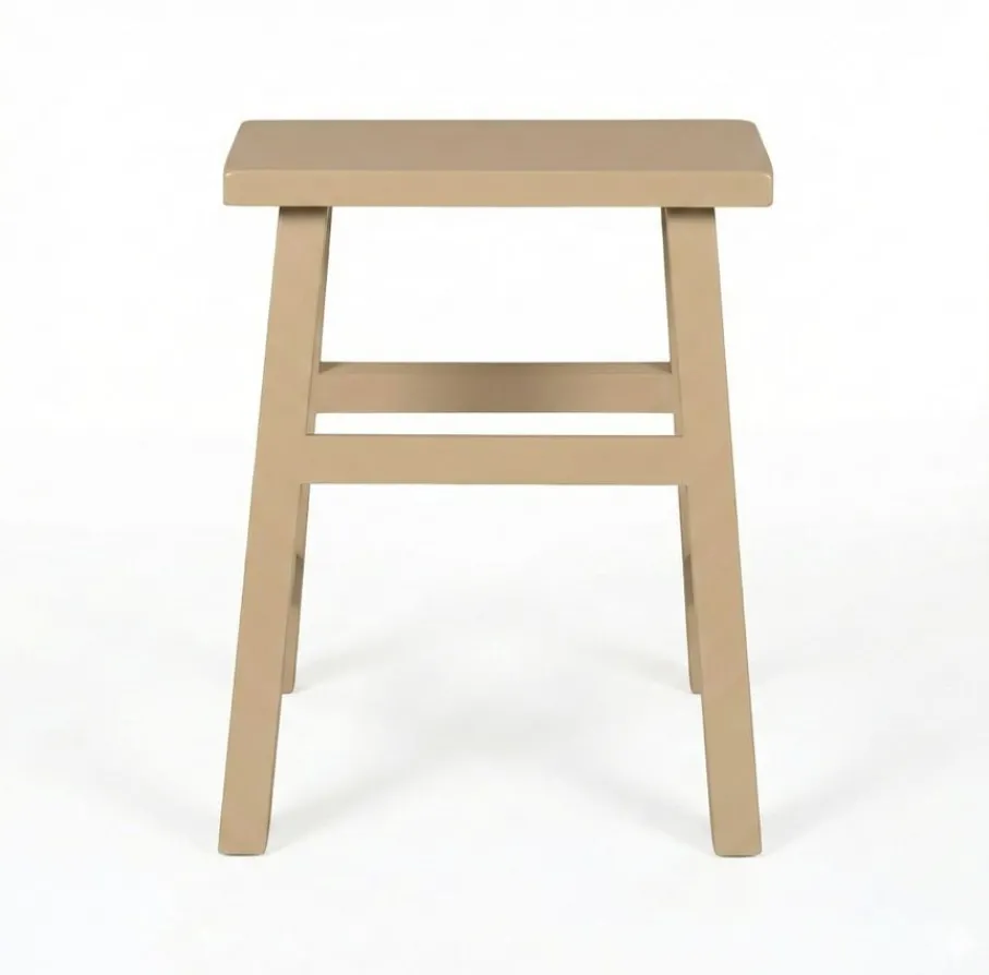 Poefs & Krukjes< Kruk Monto Grijs / Beige - 40x20 cm