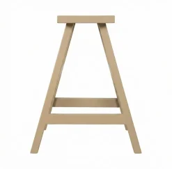 Poefs & Krukjes< Kruk Monto Grijs / Beige - 40x20 cm