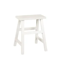Poefs & Krukjes< Kruk Monto Wit - 40x20 cm