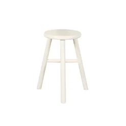 Poefs & Krukjes< Kruk Todi Wit - Ø 40 cm