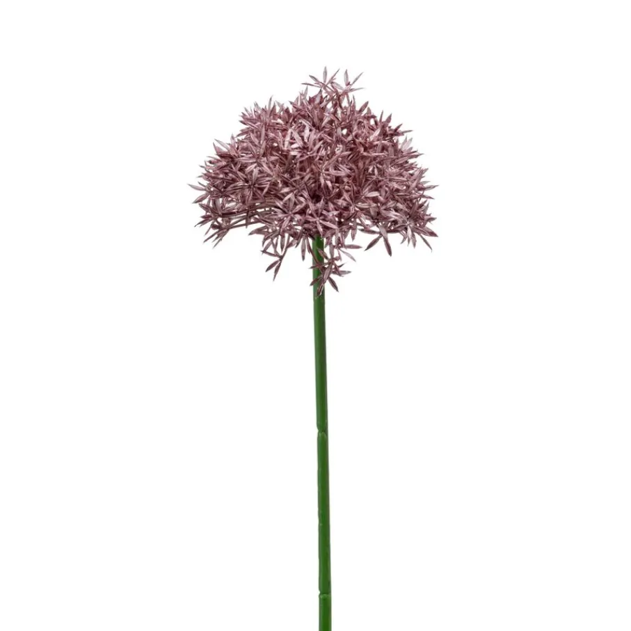 Kunstplanten & Bloemen< Kunstbloem Allium Paars - 62 cm