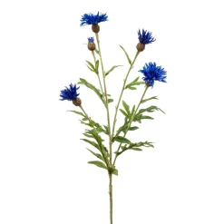 Kunstplanten & Bloemen< Kunstbloem Centaurea Blauw - 60 cm