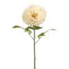 Kunstplanten & Bloemen< Kunstbloem Dahlia Pompon Crème - 77 cm
