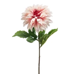 Kunstplanten & Bloemen< Kunstbloem Dahlia Roze - 65 cm