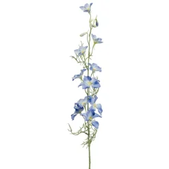 Kunstplanten & Bloemen< Kunstbloem Delphinium Blauw - 88 cm