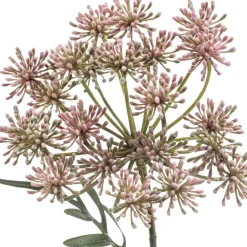 Kunstplanten & Bloemen< Kunstbloem Dill Roze - 76 cm