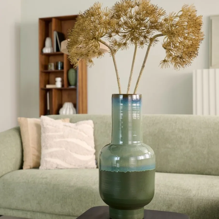 Kunstplanten & Bloemen< Kunstbloem Heracleum Bruin - 80 cm