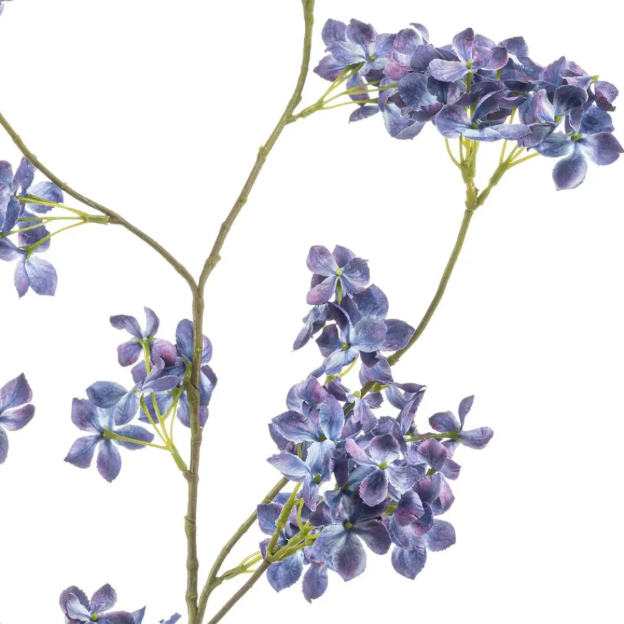 Kunstplanten & Bloemen< Kunstbloem Hydrangea Blauw - 115 cm