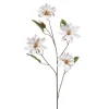 Kunstplanten & Bloemen< Kunstbloem Magnolia Wit - 102 cm