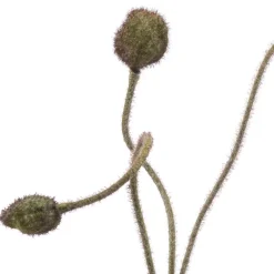 Kunstplanten & Bloemen< Kunstbloem Poppy Green - 75 cm