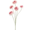 Kunstplanten & Bloemen< Kunstbloem Zinnia Roze - 90 cm