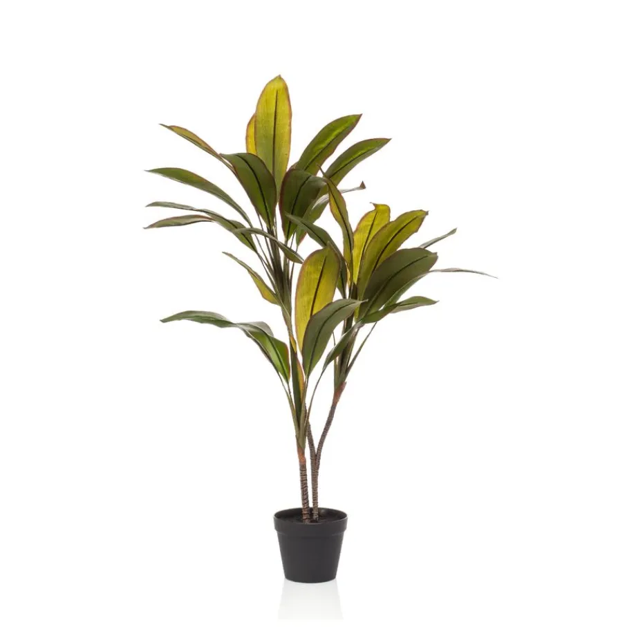 Kunstplanten & Bloemen< Kunstplant Cordyline Groen - 105 cm hoog