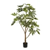 Kunstplanten & Bloemen< Kunstplant Fatsia Groen - 150 cm hoog