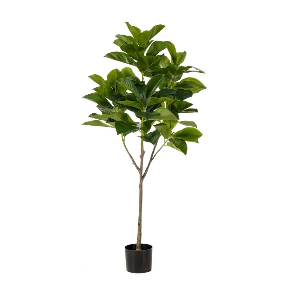 Kunstplanten & Bloemen< Kunstplant Ficus Benghalensis Groen - 140 cm hoog