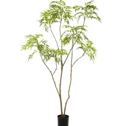 Kunstplanten & Bloemen< Kunstplant Mahonia Forunei Groen - 210 cm hoog