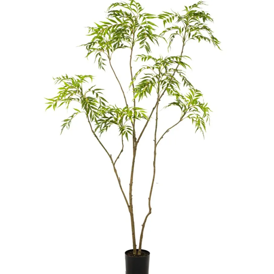Kunstplanten & Bloemen< Kunstplant Mahonia Forunei Groen - 210 cm hoog