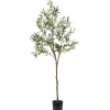 Kunstplanten & Bloemen< Kunstplant Olive Groen - 180 cm hoog